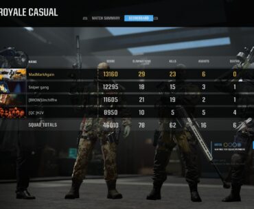 Warzone Noob (me) has best game so far.