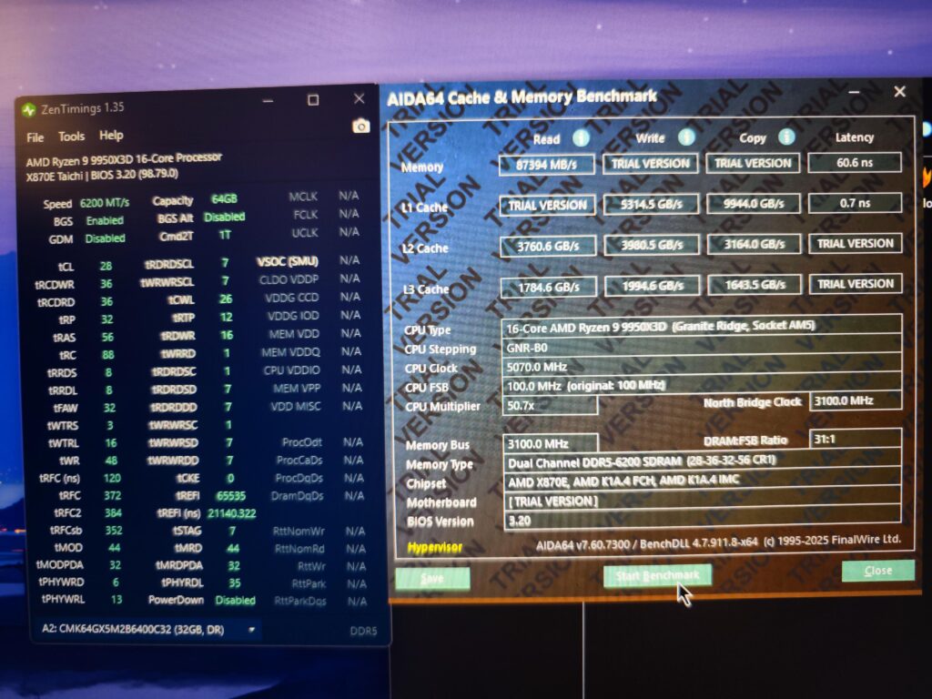Any improvements to be made? Tuning dual rank sk hynix a die 2x32gb Any improvements to be made? Tuning dual rank sk hynix a die 2x32gb