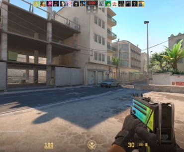 Why does MAC-10 Disco Tech colors only change when inspecting but not when moving around.
