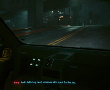 Johnny wasn't kidding about Kerry's driving skills...