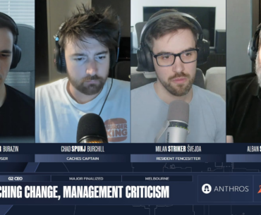 G2 CEO Alban just said that they brought TAZ for the vibes because G2 already has enough skill so they didn't need a tactical coach