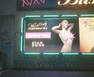 The weirdest ad I've seen in Cyberpunk 2077 so far