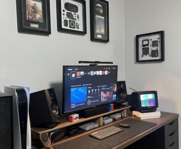 Rearranged the set up last night