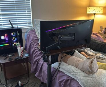 Got my ankle fused, rate my recovery battle station