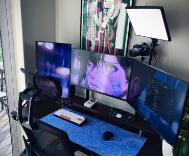 Upgraded to triple monitor