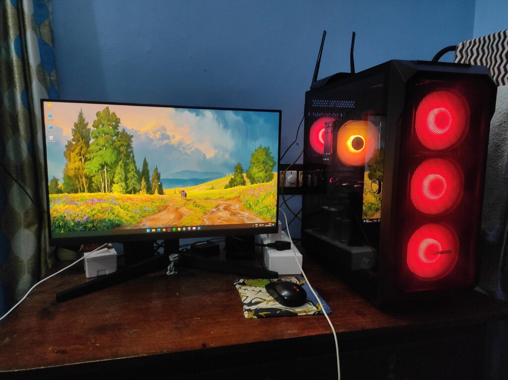 slightly decent upgrade from an i3 6100 with integrated graphics