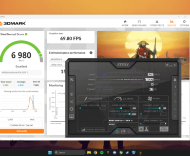My 5070 Ti OC results (MSI 3X Shadow)