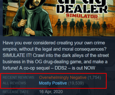 The publishers of Drug Dealer Simulator are suing Schedule I because it's a better game. Players responded with reviews accordingly.