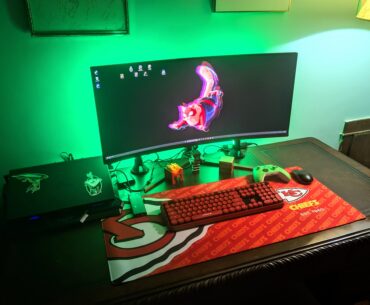 An old man's first set-up.