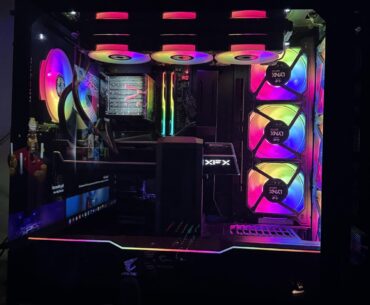 First Gaming and Workstation PC… 9950X3D and 7900XTX on a 48 inch OLED 😍