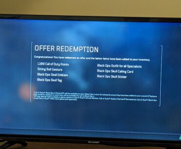 I bought the digital edition on Xbox and it says I'm supposed to have recieved 1100 Cod points but they're not showing up