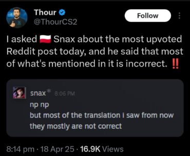 Snax on the reddit post