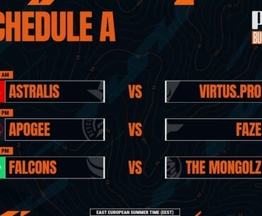 PGL Bucharest 2025 Day 5 schedule