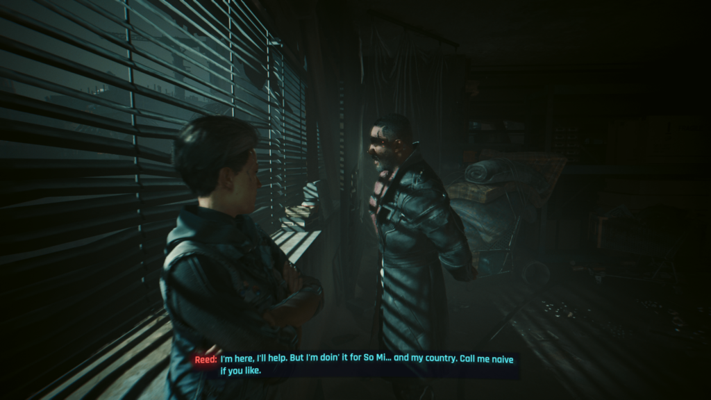 Started Phantom Liberty today, enjoying Idris Elba's impeccable voice acting so far!!