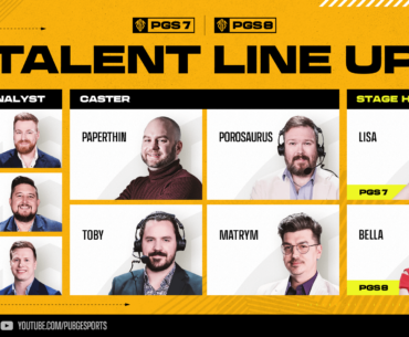 PGS 7 and PGS 8 English Broadcast Talent