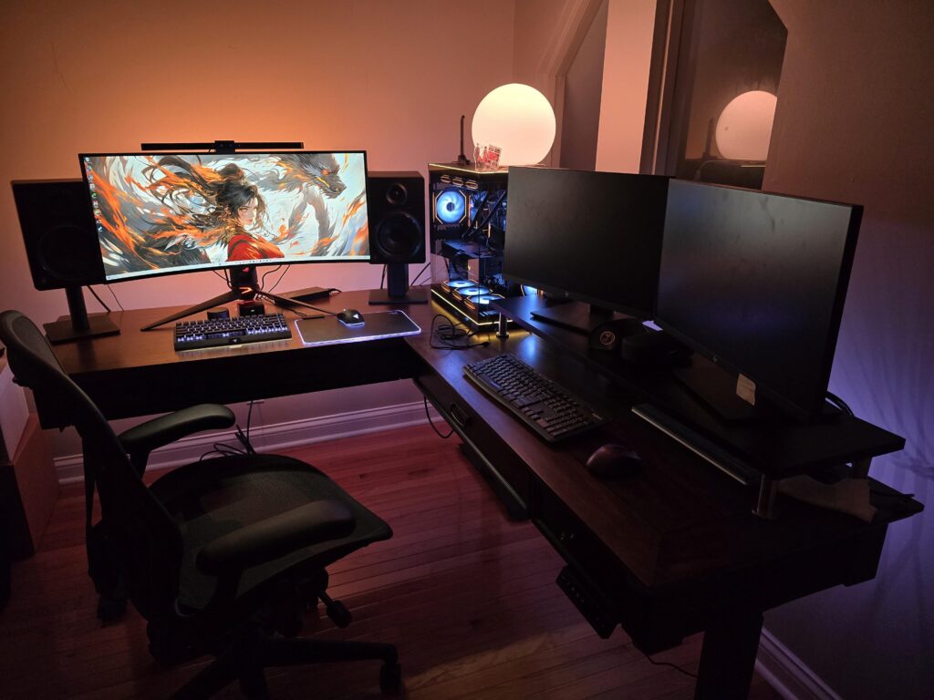 New setup! I'm quite proud of it actually