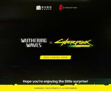 Cyberpunk Edgerunners x Wuthering Waves collaboration announced.