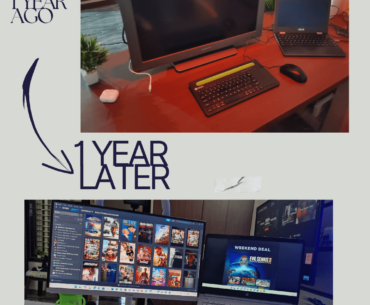 My setup in 1 year -chromebook to windows laptop