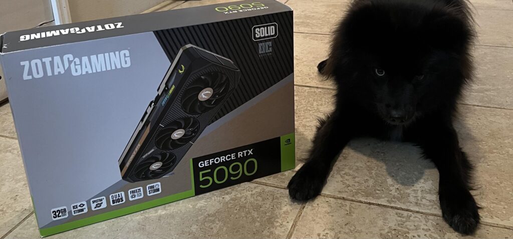 My dog is a gamer now