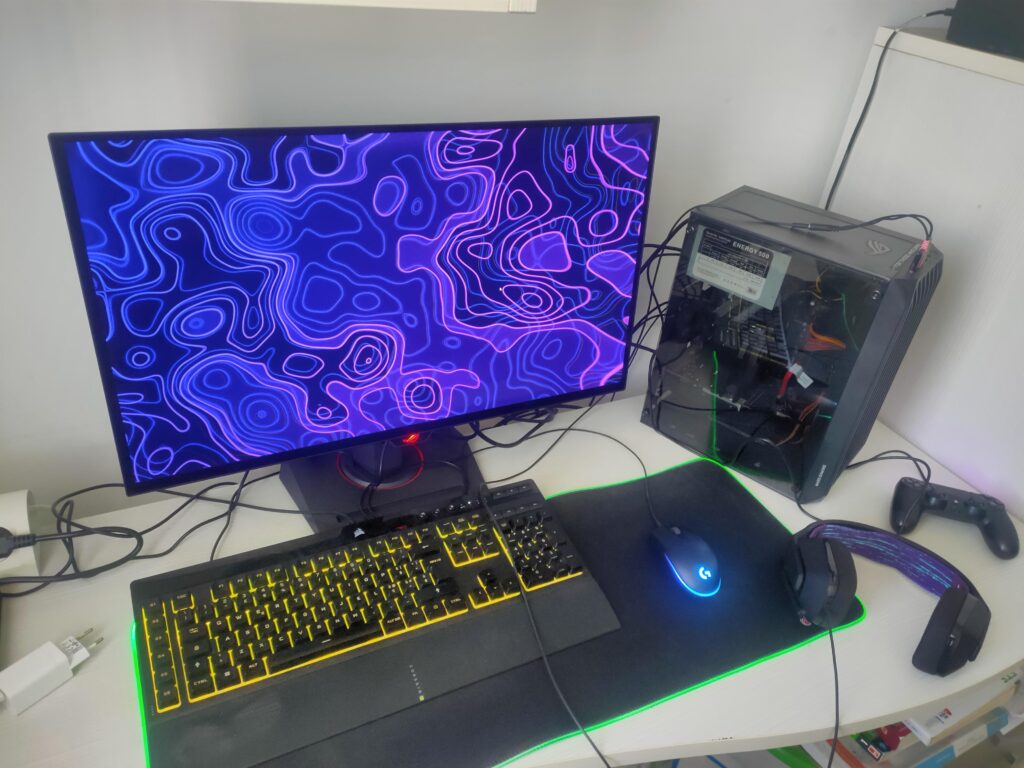 Temporary pc battlestation