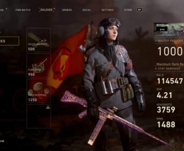 My 3rd level 1000 account:) had some fun with this one so it was a bit slower.