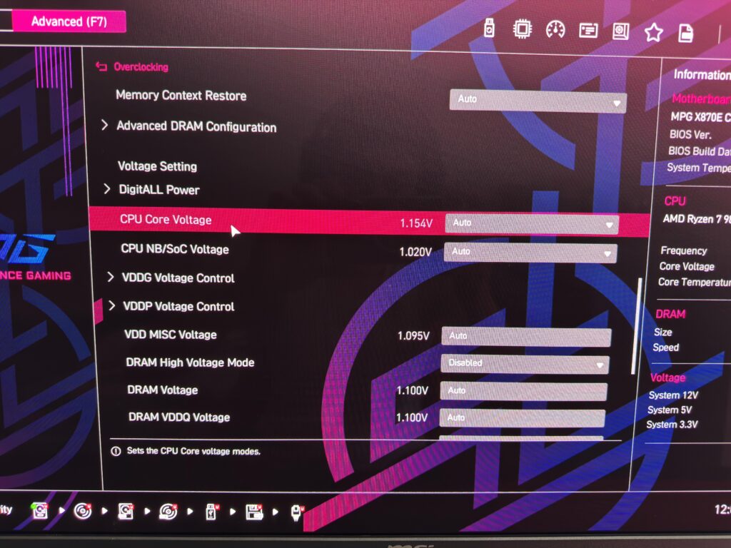 Wich of this option changes VSOC?