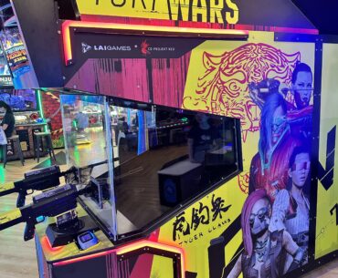 cyberpunk arcade game!