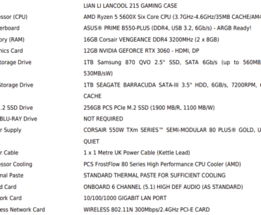 PC upgrade.