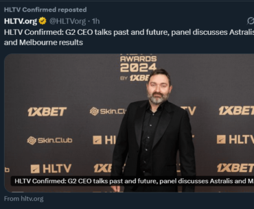 G2 CEO Alban Dechelotte join HLTV Confirmed today - Will be an interesting episode for sure!