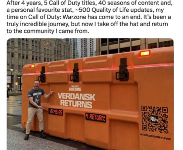 Director of Warzone is stepping down.