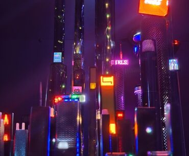 My cyber punk scene (DYSTOPIA PLATEAU)