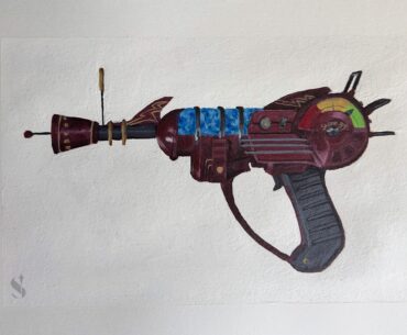 I painted the raygun