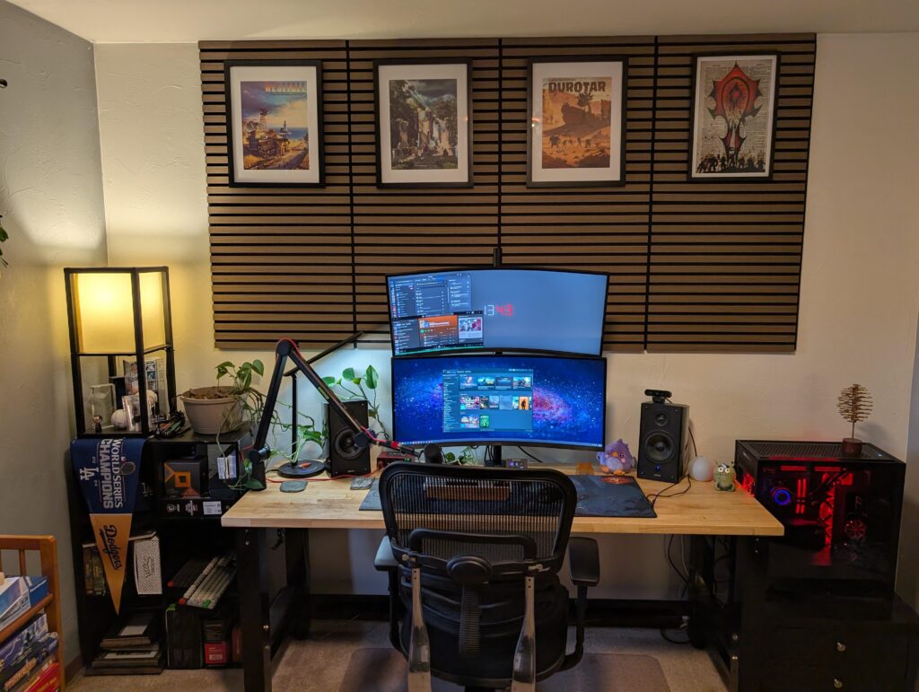 Finally got the wall set up.