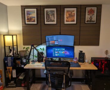 Finally got the wall set up.