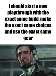 Why not, right? Still get the same ending.