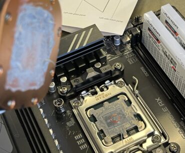 Customer brought in their PC to get it built.