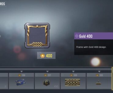 Grinding your butt off to level 400 just to get a non animated calling card , charm and frame is crazy NGL