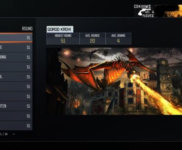 I may not be the best zombies player but I finally did it!