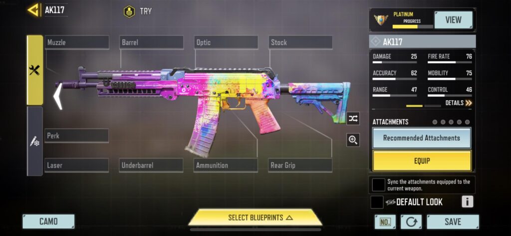 How rare is the ak117 colour burst