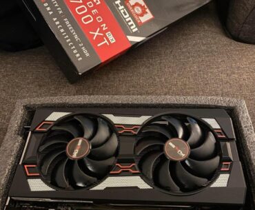 Looking at this AMD 5700 XT GPU seller will take $120. Says it’s used but works just fine.