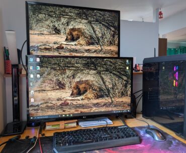 My little corner office