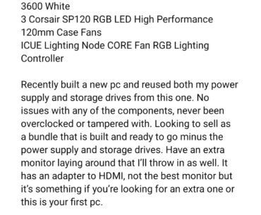 Buying my first pc