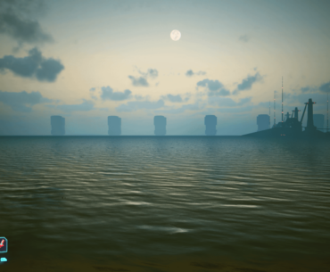 What are those Towers in the background?