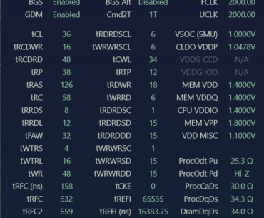During gaming RAM hits 57-60c, what tREFI is stable?