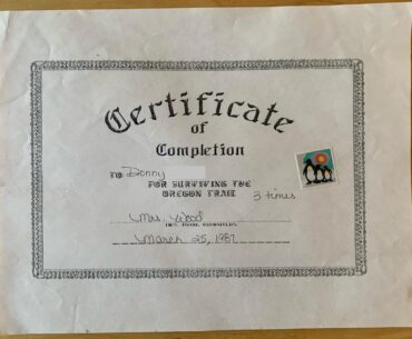 My Greatest Gaming Achievement - The Oregon Trail