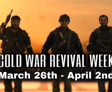 the kids had their fun, it’s our turn. Cold War Revival Week March 26th - April 2nd