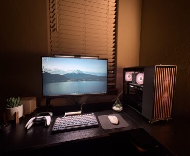 First setup! Just waiting on a deskpad and some speakers to arrive.