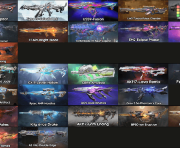 My mythic gun skin tierlist (coming from someone who never money on this game)