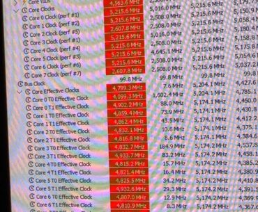 9800x3d effective clock?