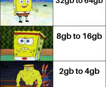 How it feels to upgrade ram